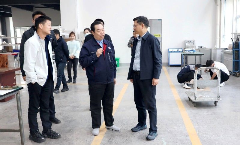 区政府领导赴河南超滤企业现场调研督导工作